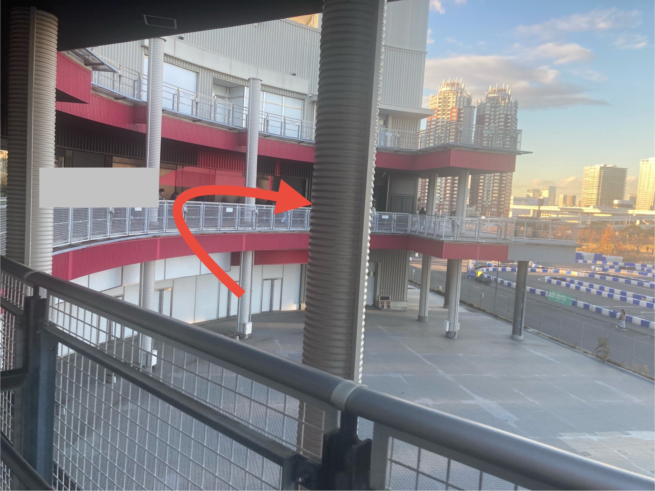 青海周辺の通路